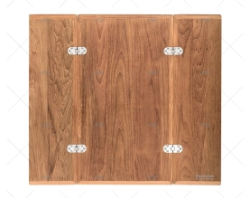 PANNELLO PLE. RIVESTITO IN TEAK 900x600/300mm ARC MARINE