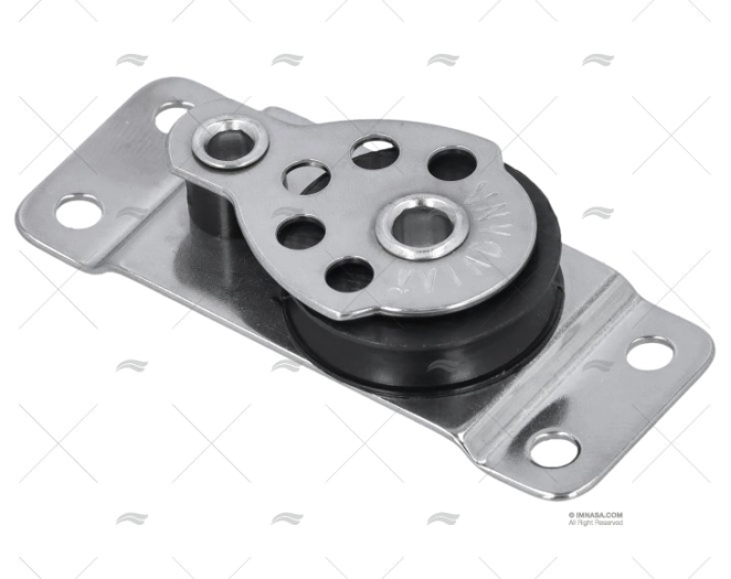 PULEGGIA SINGOLA PIANA COPERTA  6mm VIADANA