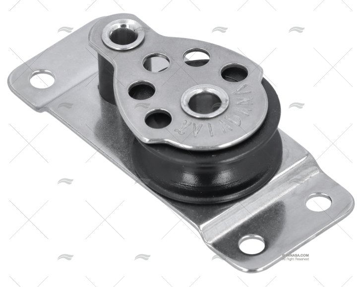 PULEGGIA SINGOLA PIANA COPERTA  8mm VIADANA