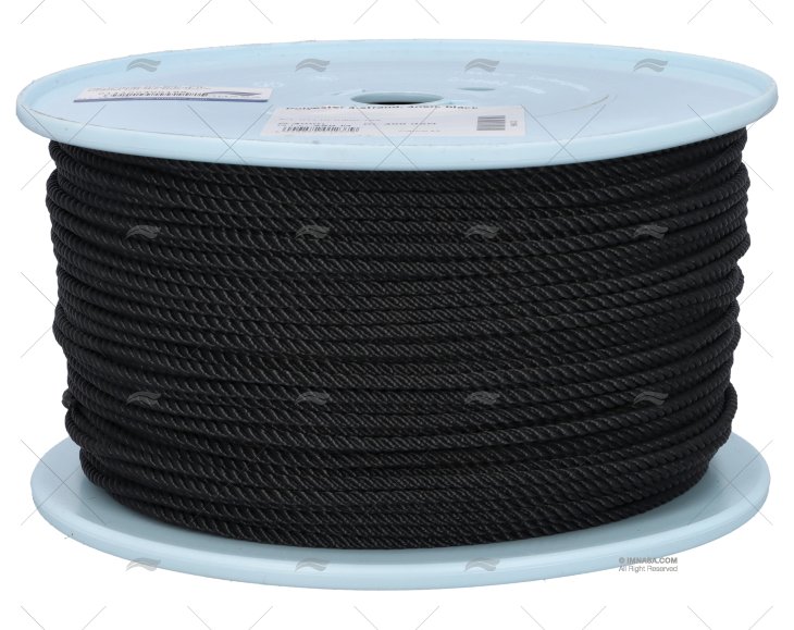 CORDAGE POLYESTER 04mm NOIRE 250m