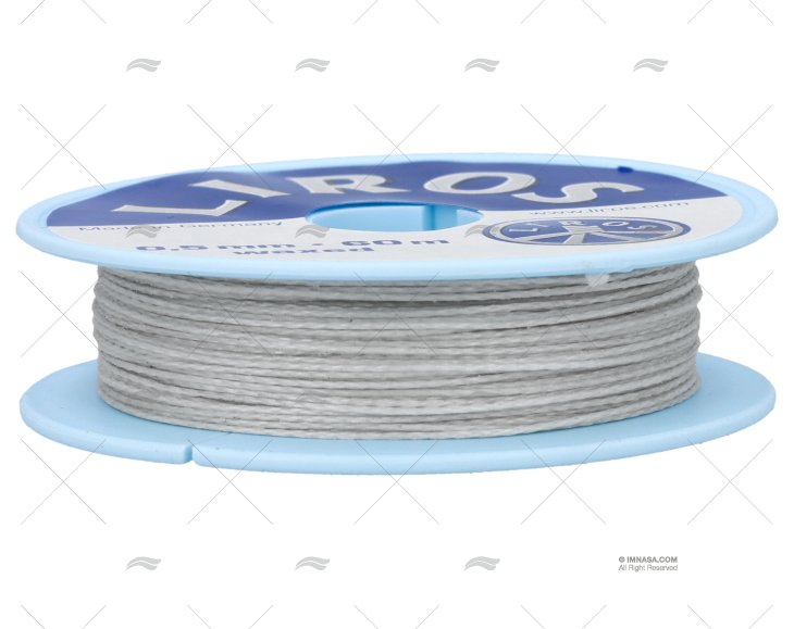 BOBINA FILO PER CUCIRE DYNEEMA 0,5mm 60m GRIGIO LIROS