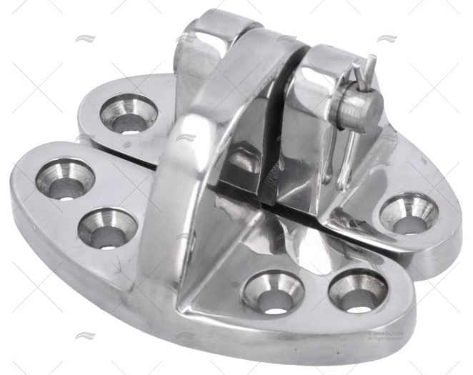 CERNIERA PORTA 75x60mm FUSIONE INOX