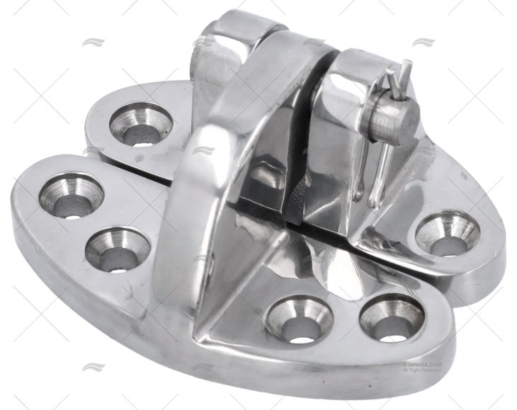 CERNIERA PORTA 75x60mm FUSIONE INOX