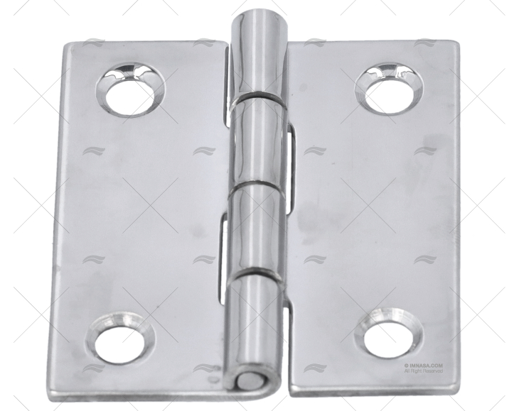 HINGE STAINLESS STEEL 44x50x2mm