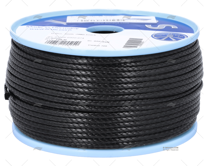 CABO LIROS D-PRO  3mm PRETO 100m