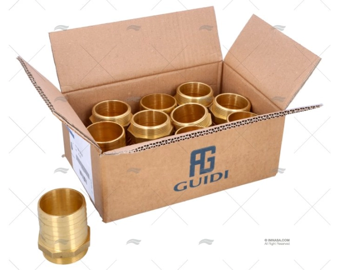 GUIDI BRASS SPIGOT 2"x60mm (10)