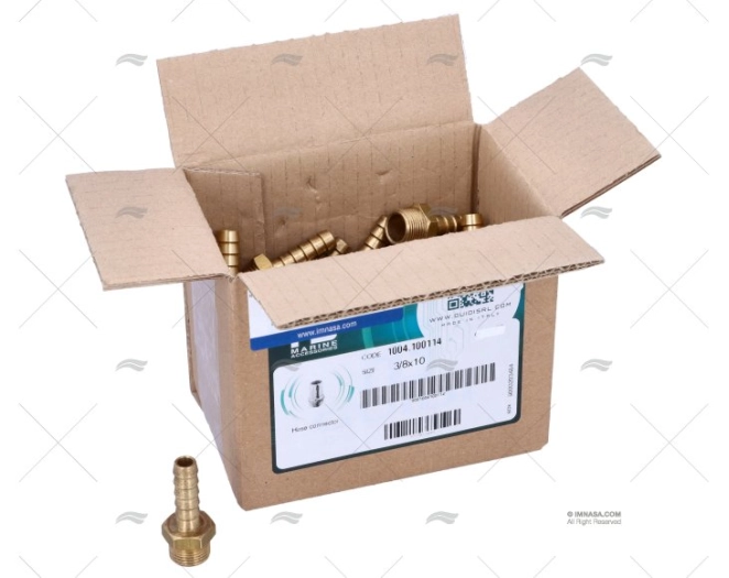 ENTRONQUE 3/8"x10mm GUIDI (50)