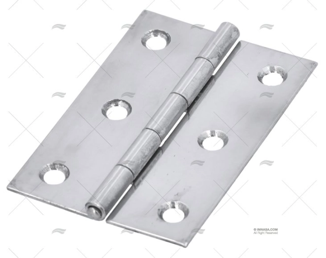 CERNIERA INOX 75x50mm