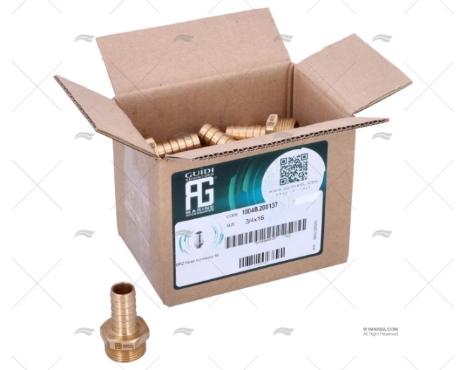 DERIVAÇÃO BRONZE 3/4"x16mm GUIDI (20)