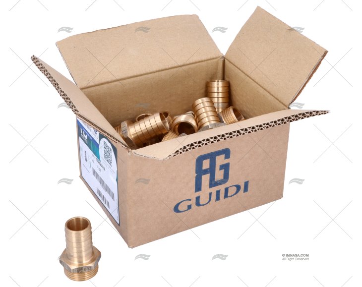 RACCORDO BRONZO 1"x25mm GUIDI (20)