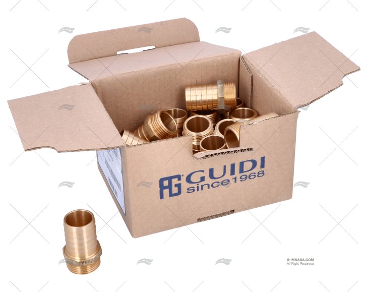 RACCORDO BRONZO 1"x30mm GUIDI (20)