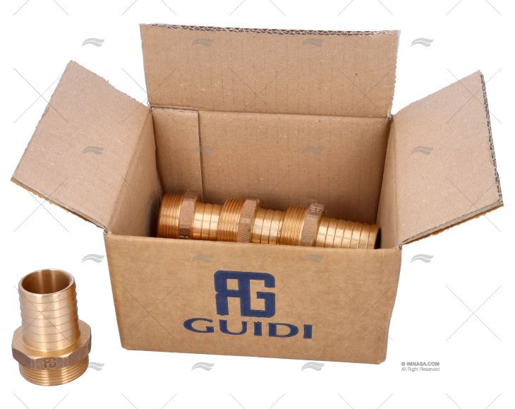 RACCORDO BRONZO 1"1/2x38mm GUIDI (6)