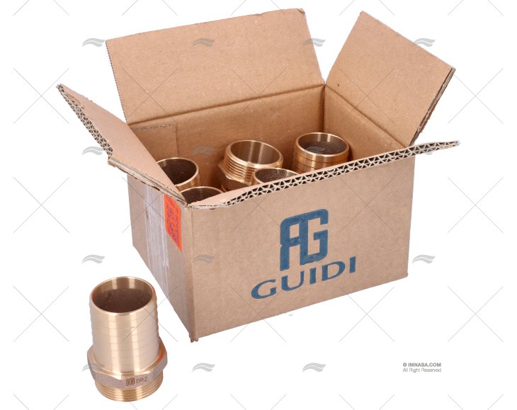 DERIVAÇÃO BRONZE 1"1/2x45mm GUIDI (6)