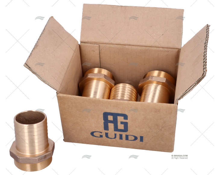 ENTRONQUE BRONCE 2"x50mm GUIDI (4)