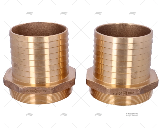 RACCORDO BRONZO 4"x100mm (2) GUIDI