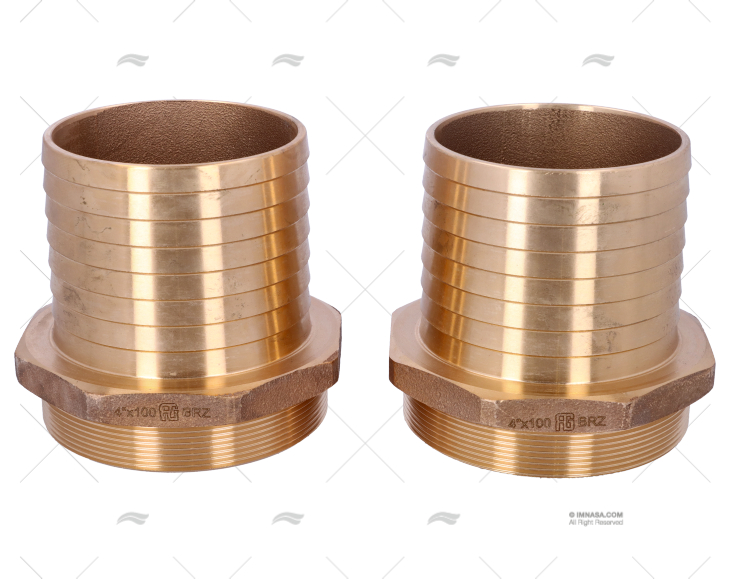 RACCORDO BRONZO 4"x100mm (2) GUIDI