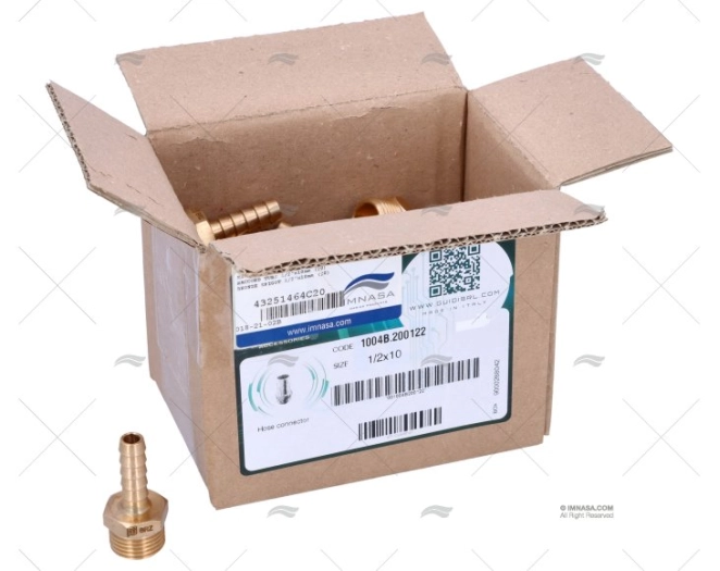 DERIVAÇÃO BRONZE 1/2"x10mm GUIDI (20)