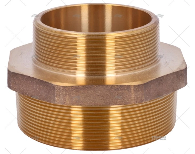 NIPPLO BRONZO M-M 4" - 3" GUIDI
