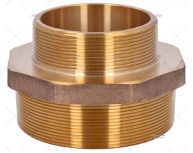 BRONZE COUPLER MALE-MALE 4" - 3" GUIDI