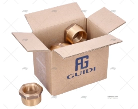 RIDUZIONE BRONZO M-F 1"1/4-1" GUIDI (10)