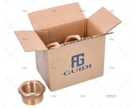REDUÇÃO BRONZE M-F 1"1/2-1"1/4 GUIDI (