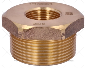 REDUÇÃO BRONZE M-H 1"1/2 - 3/4" GUIDI
