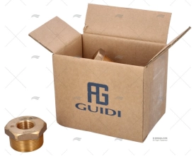 BRONCE COUPLER MALE-FEM. 1"1/2 - 3/4" (6 GUIDI