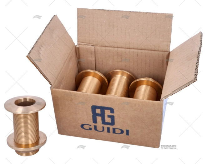 PASSACASCO BRONZE SEGURANÇA 1"1/4 GUIDI (