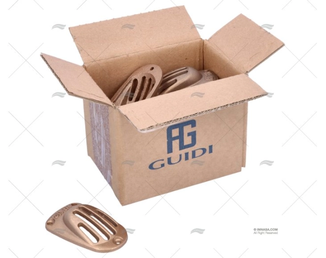 CONCHA TOMADA ÁGUA BRONZE SEGURANÇA 1/2"GU GUIDI