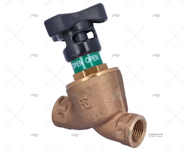 GRIFO FONDO BRONCE SEGURIDAD 1/2" GUIDI