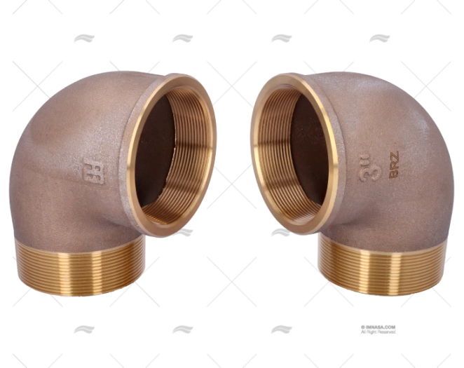 GOMITO BRONZO M-F 90º 3" GUIDI (2)