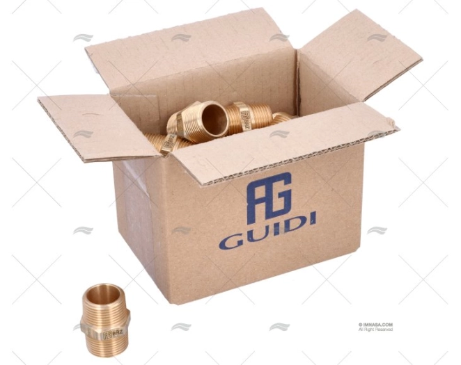 NÍPEL BRONZE M-M 3/4" GUIDI (20)