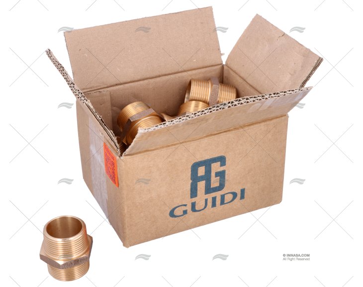 NÍPEL BRONZE M-M 1"1/4 GUIDI (12)