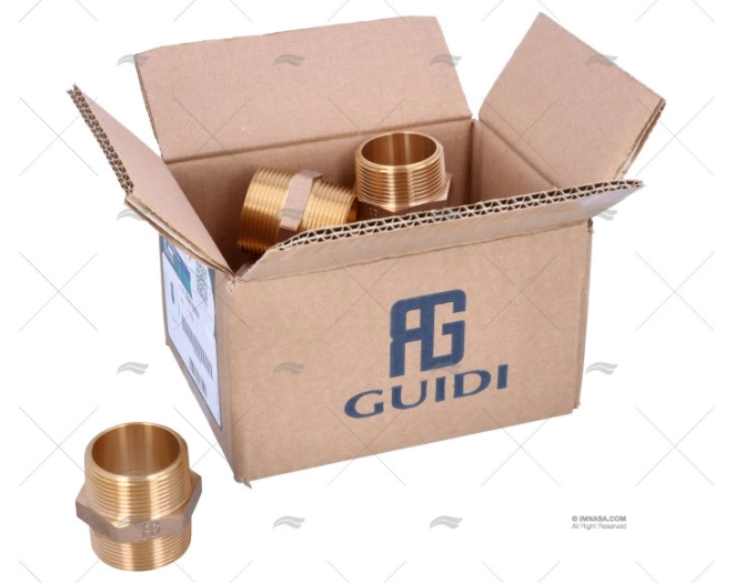 NÍPEL BRONZE M-M 1"1/2 GUIDI (6)