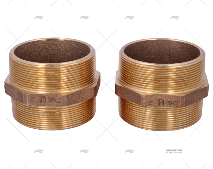 CONEXÇO BRONCE M-M 3" GUIDI (2)