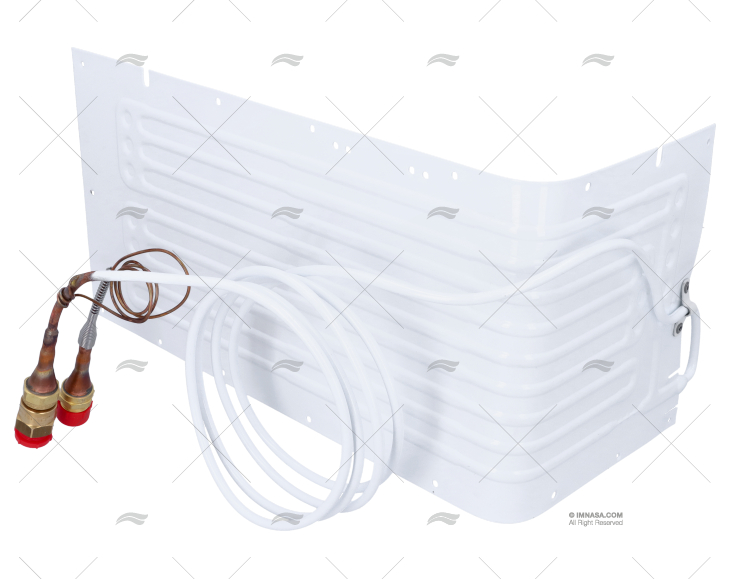 EVAPORATORE  40x 17x21 "L" C/RACCORDI ISOTHERM
