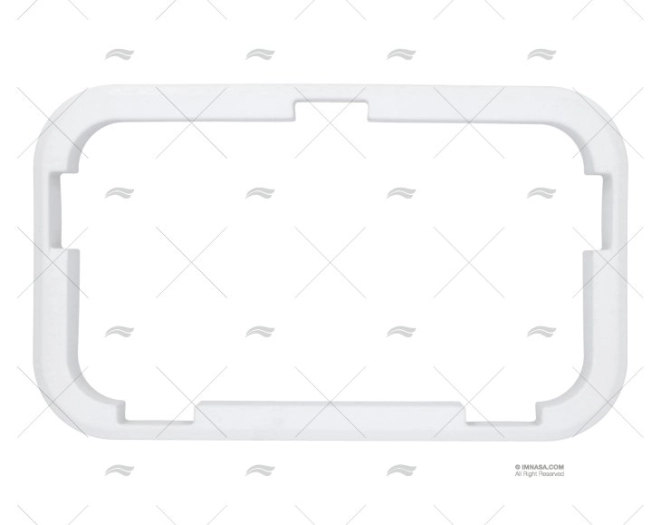 MOLDURA PLÁSTICO ST5 COR BRANCA LEWMAR