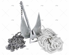 KIT FUNDEIO ÂNCORA BULL GALVANIZADA 10kg IMNASA