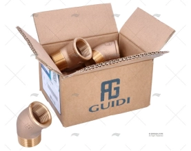 GOMITO BRONZO M-F 45º 1"1/4 GUIDI (6)
