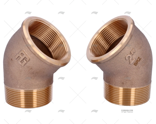 COTOVELO BRONZE M-F 45º 2" GUIDI (2)