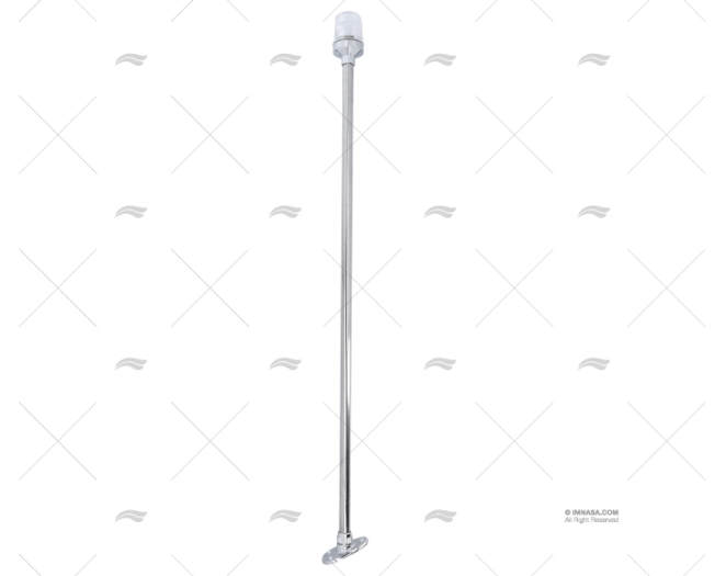 CHROMED BRASS STERN LIGHT 914mm 12V