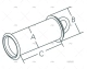 DRAIN SCUPPER SS 304 DIAM 51mm