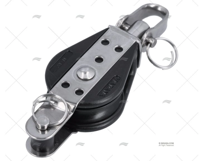 POLEA SIMPLE C/ARRAIGO 8mm GIRATORIA VIADANA