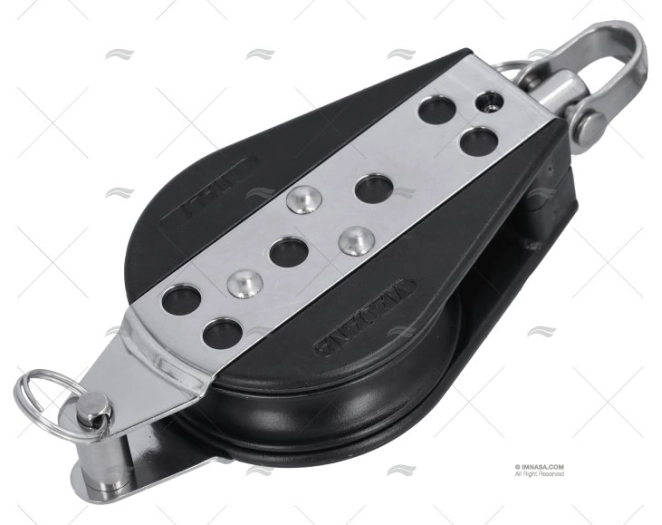 POLEA SIMPLE C/ARRAIGO 12mm GIRATORIA VIADANA