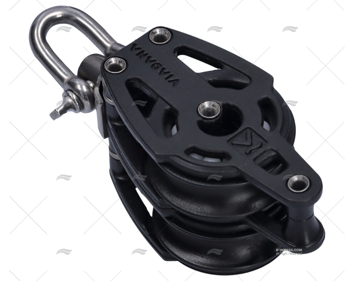 POLIA DOBLE ENRAIZADA 10mm C/GIRATORIO VIADANA