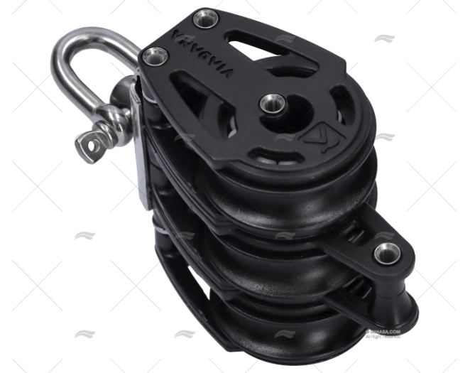 POULIE TRIPLE 10mm A/RINGOT VIADANA