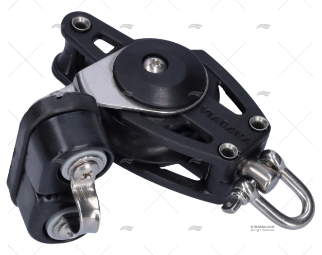 POLIA SIMPLE ENRAIZADA 10mm C/FIXATION VIADANA