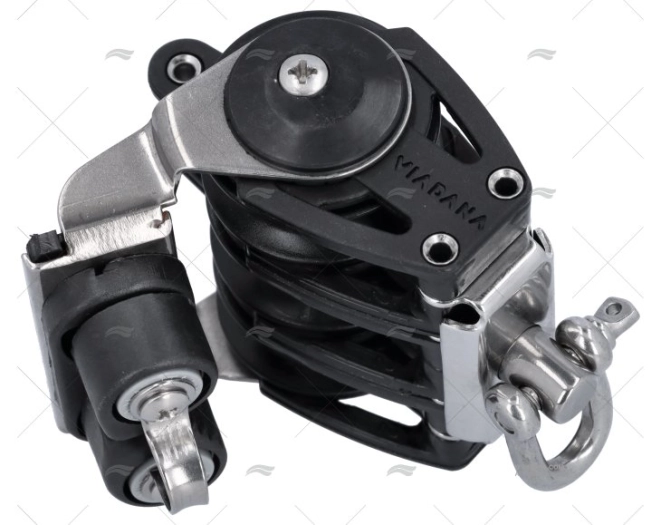 POLIA TRIPLE ENRAIZADA 10mm C/FIXATION VIADANA