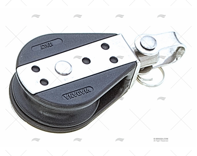 POLIA SIMPLE ENRAIZADA 12mm C/FIXATION VIADANA