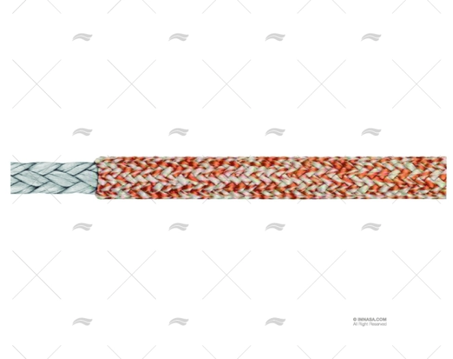 CABO RACER HÍBRIDO 10mm BEGE/PRATA 200m LIROS